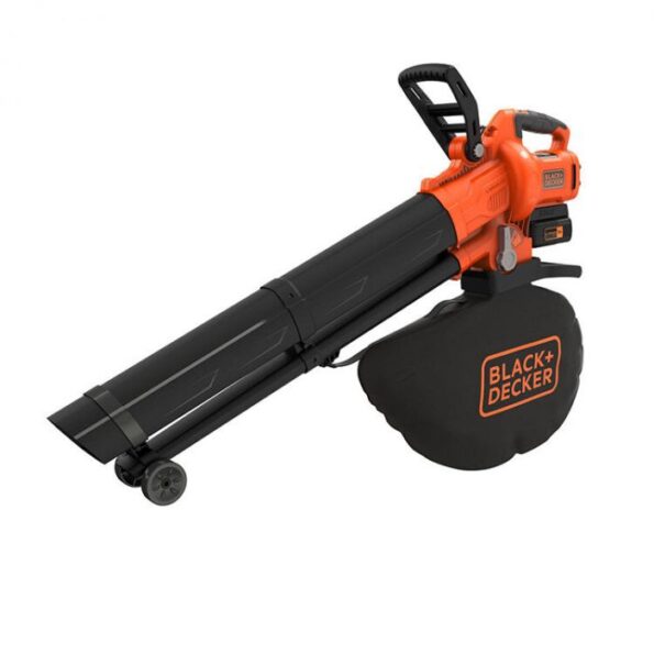 Black & Decker BCBLV3625L1-QW 36V 3-in-1 Bladblazer – Souffleur, Aspirator & Broyeur – 270 km/h – 45L Sac – Incl. 2,5 Ah Accu & Lader