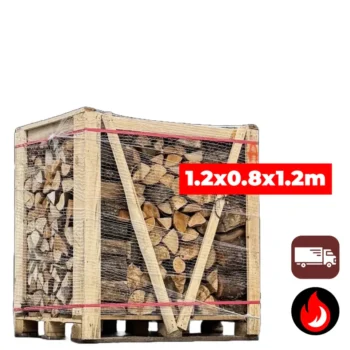 Kleine Pallet Elzen Haardhout – Ovengedroogd